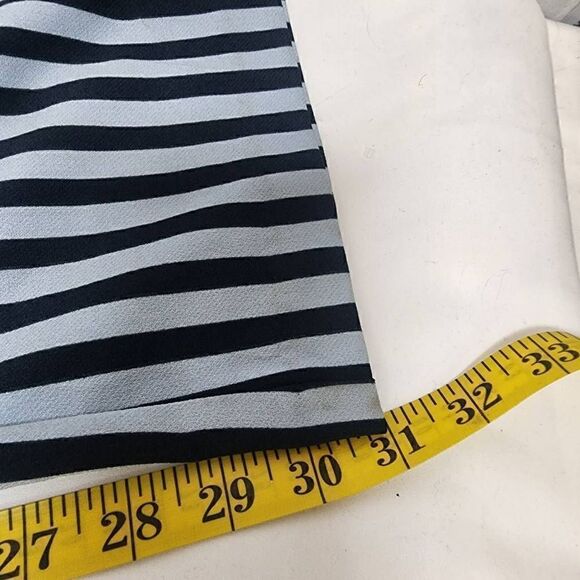 Charles Henry Stripe Tie Shoulder Jumpsuit Navy Size L - Picture 9 of 12